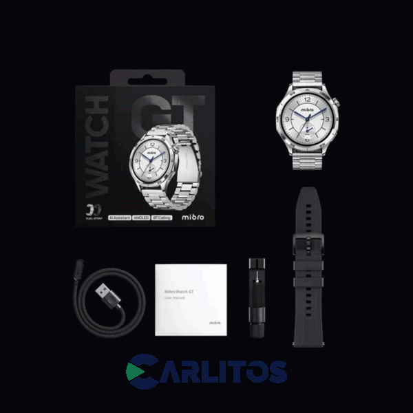 Reloj Inteligente Mibro Smart Watch Gt 187-80916 Plateado