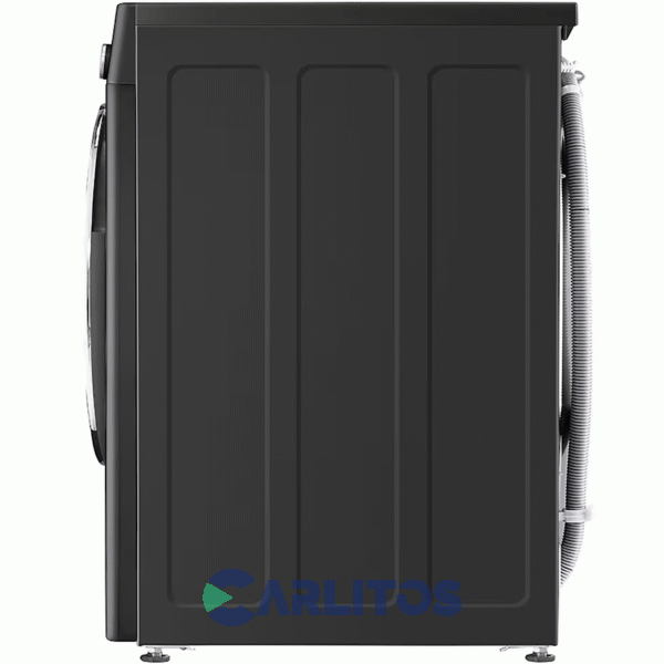 Lavasecarropa Lg Inverter 12+7 Kg 1400 RPM Negro Wd12bvc4s6