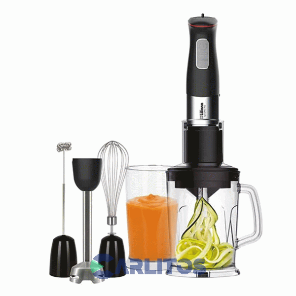 Minipimer Varilla Metal Liliana Spiramix Pro 1300 Wts - 7 En 1 Ah947