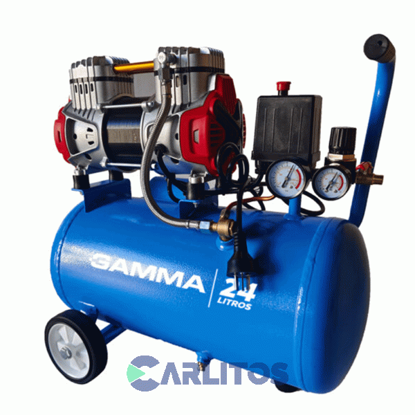 Compresor De Aire Gamma 24 Litros - 1.5 HP G2860ar