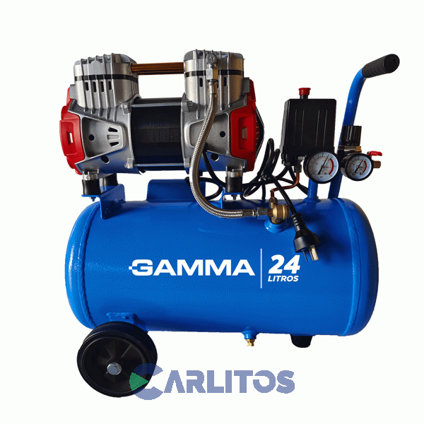 Compresor De Aire Gamma 24 Litros - 1.5 HP G2860ar