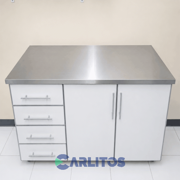 Bacha De Acero Inoxidable Danubio 1.00 Mts Tapa Lisa