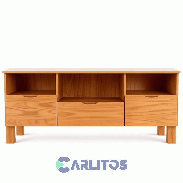 Rack Pacifico 1.50 Mts 3 Cajones Inmacol COD: 232 Lustre Miel