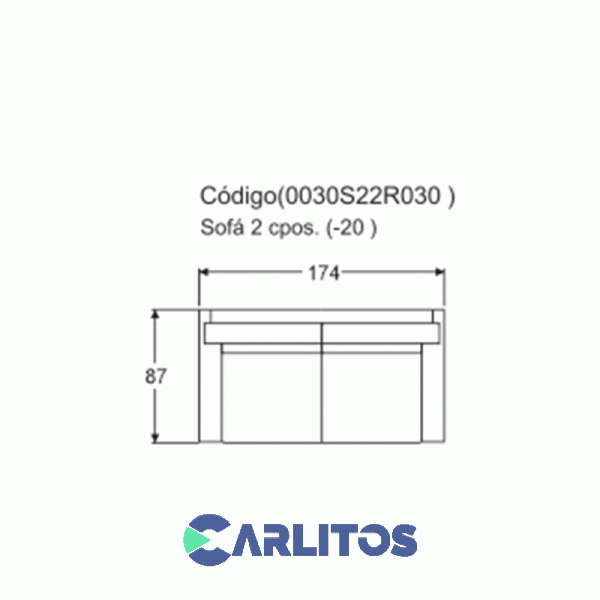 Sofa Missana Frontera Linving 3 Cuerpos Grupo 3