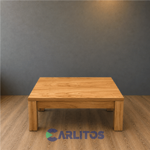 Mesa Ratona Rayces Rectangular 1.00 Mts X 0.60 Mts Cod: 527 Paraiso Lustre Natural