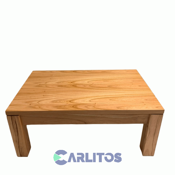 Mesa Ratona Rayces Rectangular 1.00 Mts X 0.60 Mts Cod: 527 Paraiso Lustre Natural