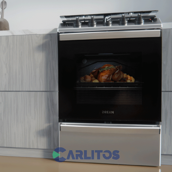 Cocina a Gas Drean 56 CM-4 Air Fryer Acero Inoxidable Cd5617aI0