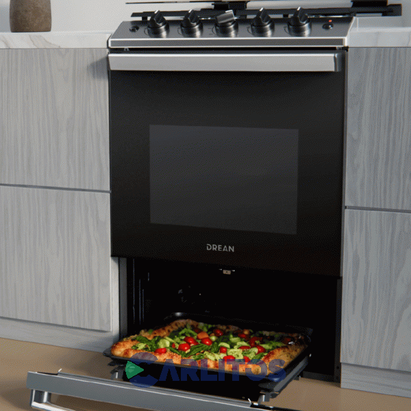 Cocina a Gas Drean 56 CM-4 Air Fryer Acero Inoxidable Cd5617aI0