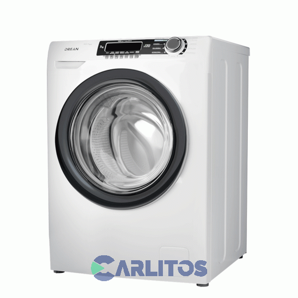 Lavarropa Carga Frontal Drean Inverter 7 KG 1000 RPM  Blanco Lcfdr0710sb0