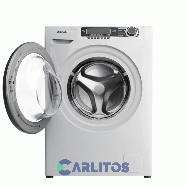 Lavarropa Carga Frontal Drean Inverter 7 KG 1000 RPM  Blanco Lcfdr0710sb0