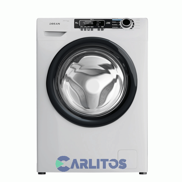 Lavarropa Carga Frontal Drean 6 KG 900 RPM Inverter Blanco Lcfdr0609lb0