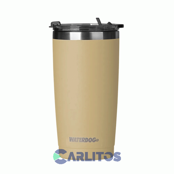 Vaso Con Tapa Waterdog Vitta600yw Amarillo