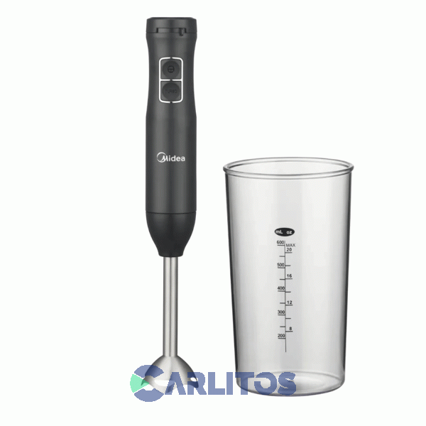 Minipimer Varilla Metal Midea 600 Watts Hb-B6b1ar1 Negra