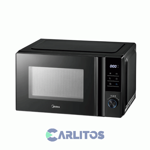 Microondas Con Grill Midea Digital 25 Litros Negro Mw-Dg125bar1