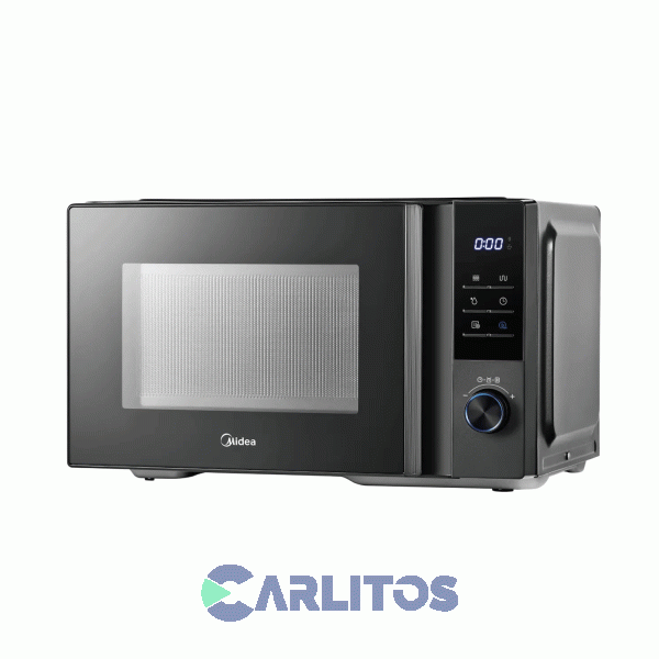 Microondas Con Grill Midea Digital 25 Litros Negro Mw-Dg125bar1