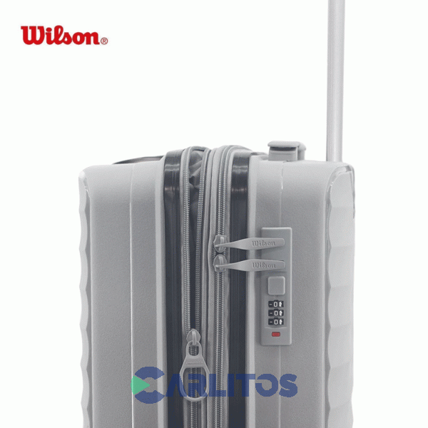 Valija 20" Rigida 4 Ruedas Giratorias Wilson 65.1770G/2 Gris