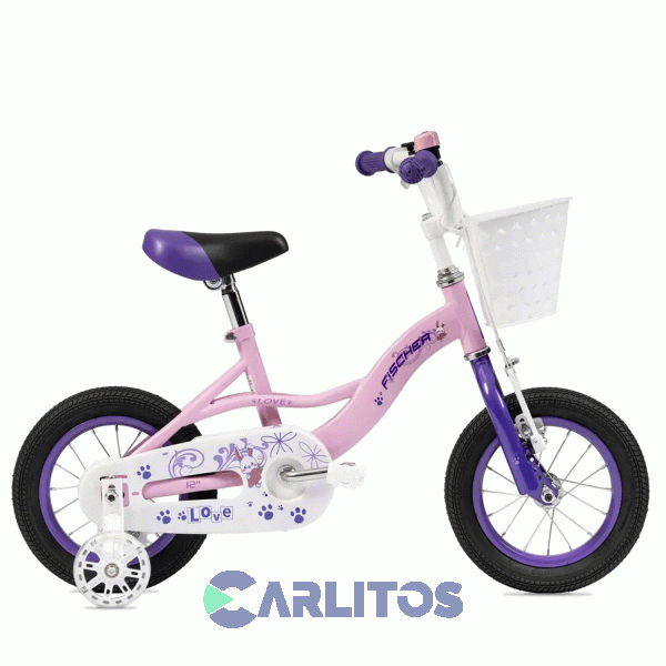 Bicicleta Fischer Paseo Love R12" 1bf2701-00rs Rosa