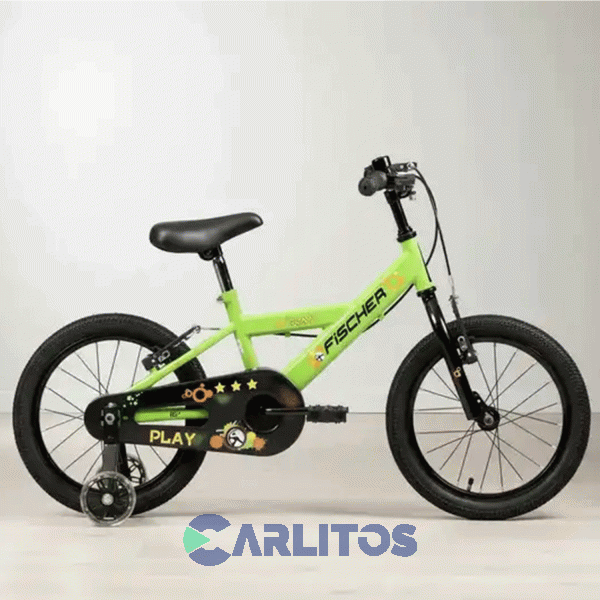 Bicicleta Fischer Paseo Play Rod 16" 1bf2705-00ve Verde