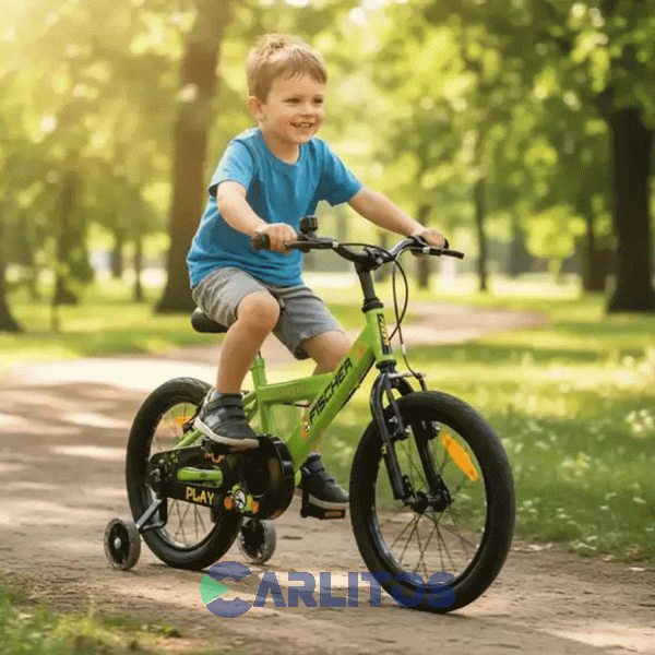 Bicicleta Fischer Paseo Play Rod 16" 1bf2705-00ve Verde