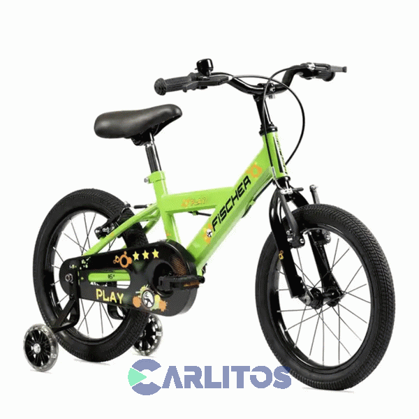 Bicicleta Fischer Paseo Play Rod 16" 1bf2705-00ve Verde
