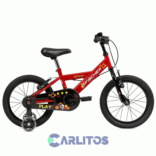 Bicicleta Fischer Paseo Play R16" 1bf2705-00ro Rojo