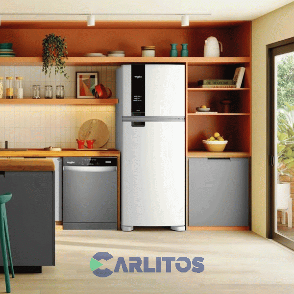 Heladera No Frost Whirlpool Inverter 461 Litros Blanca Wrm56cb