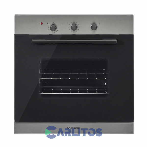 Horno A Gas Empotrable Con Grill Electrico Longvie 60 CM  Acero Inoxidable H1900xf