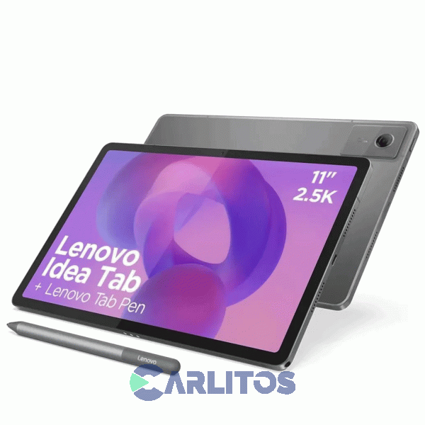 Tablet Lenovo  11" Idea Memoria 8 GB Capacidad 128 GB Tab + Estuche Tipo Folio + Lapiz Tab Plus