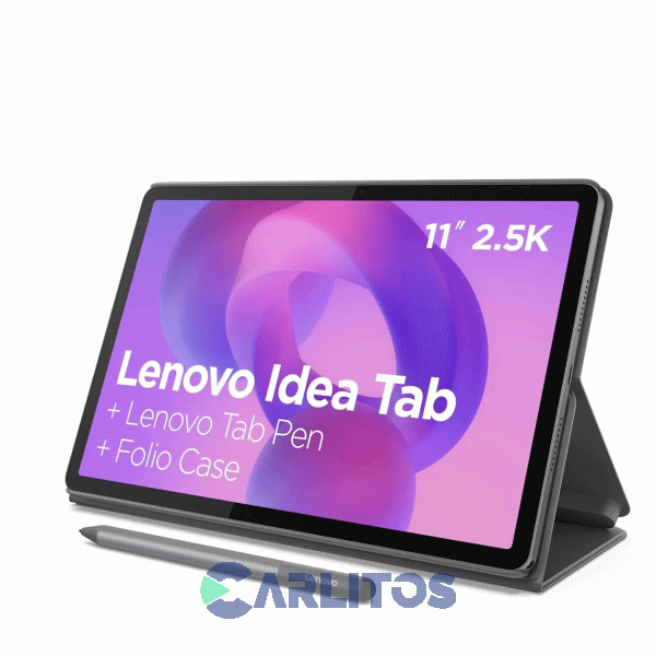 Tablet Lenovo  11" Idea Memoria 8 GB Capacidad 128 GB Tab + Estuche Tipo Folio + Lapiz Tab Plus