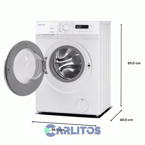 Lavarropa Carga Frontal Smartlife Inverter 6.5 KG 1200 RPM Blanco Sl-Wm26I0651200w
