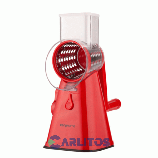 Multirallador Manual Kanji Salad Maker Kjh-Saladm01-r Rojo