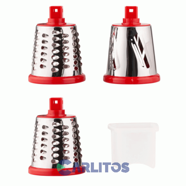 Multirallador Manual Kanji Salad Maker Kjh-Saladm01-r Rojo