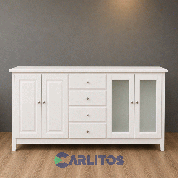 Bahiut Recto 1.80 Mts Mobilia Blanco