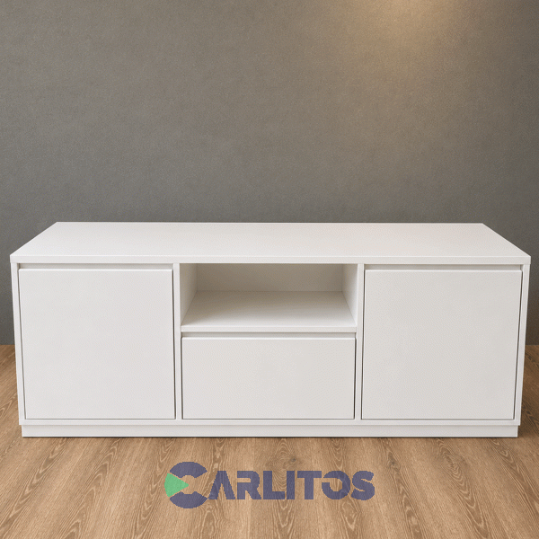 Mesa Lcd Disar 1.50 Mts Barcelona Cod:1045 Laqueado Blanco