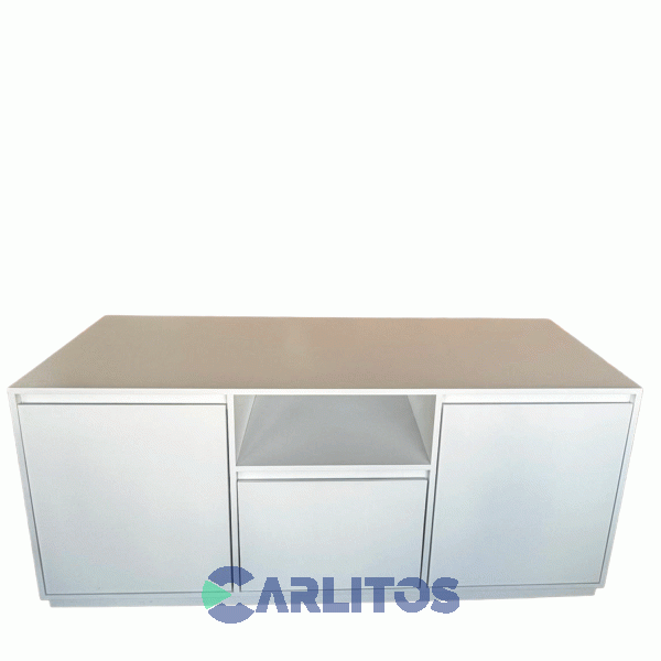 Mesa Lcd Disar 1.50 Mts Barcelona Cod:1045 Laqueado Blanco