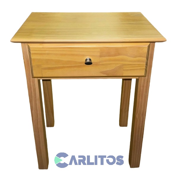 Mesa De Luz Re&ntilde;aca 1 Cajon Mobilia Cod: 1534 Pino Macizo Fresno
