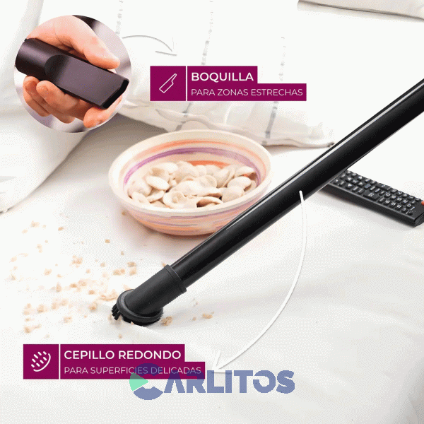 Aspiradora Con Bolsa Atma 1500 Watts Tubos Metalicos As8913n