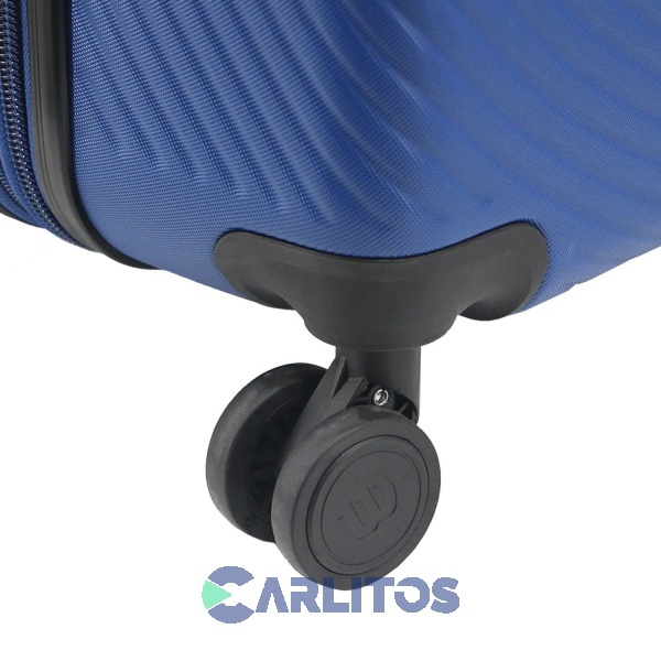 Valija 24" Rigida 4 Ruedas Giratorias Wilson 65.1741A/3 Azul