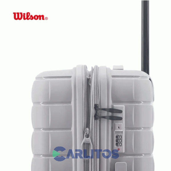 Valija 20" Rigida 4 Ruedas Giratorias Wilson 65.1766G/2 Gris