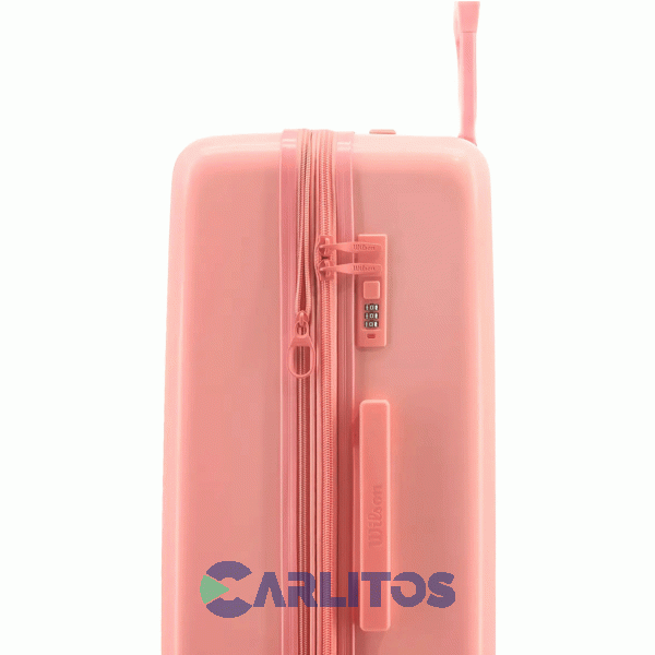 Valija 24" Rigida 4 Ruedas Giratorias Wilson 65.1743S/3 Salmon