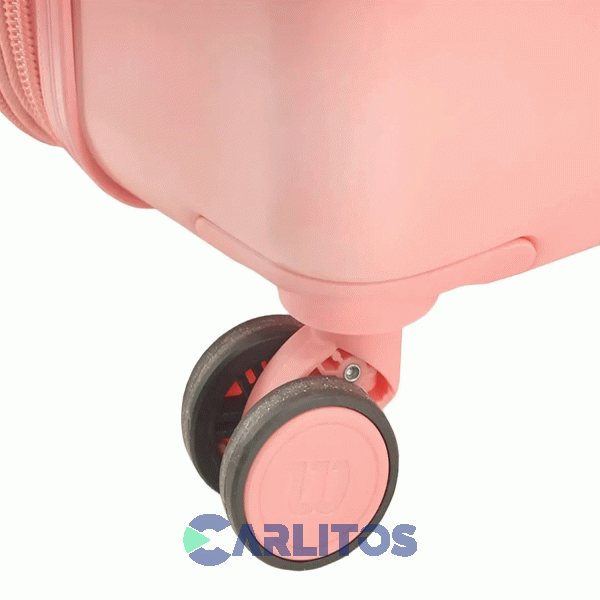 Valija 24" Rigida 4 Ruedas Giratorias Wilson 65.1743S/3 Salmon