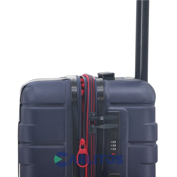 Valija 20" Rigida 4 Ruedas Giratorias Wilson 65.1752A/2 Azul
