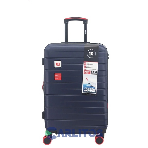 Valija 20" Rigida 4 Ruedas Giratorias Wilson 65.1752A/2 Azul