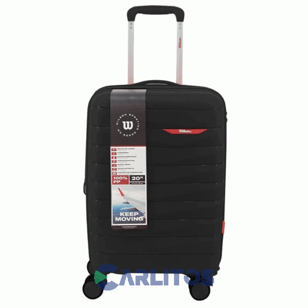 Valija 20" Rigida 4 Ruedas Giratorias Wilson 65.1767n/2 Negro