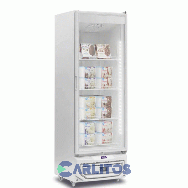 Freezer Exhibidor Vertical Blanco Inelro 580 Litros Fsgpf57b