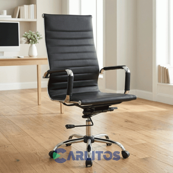 Sillon De Oficina Osaka Utile Gerencial Respaldo Alto 21519 Ut-1096 N Negro