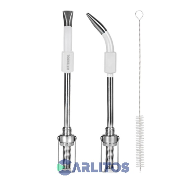 Bombilla Para Mate Waterdog Con Escobilla Bulb04wh Blanco