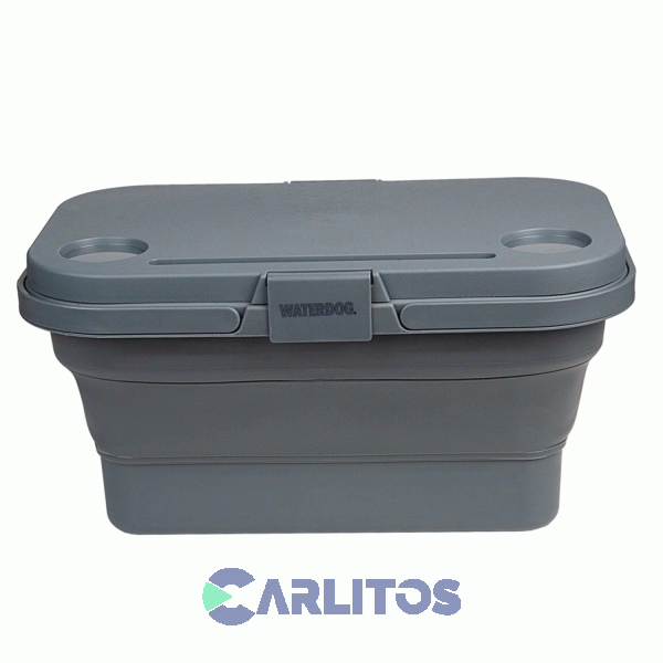 Canasta Waterdog Picnic Plegable Y Mesa 30 Lts Coolerlunch Gris