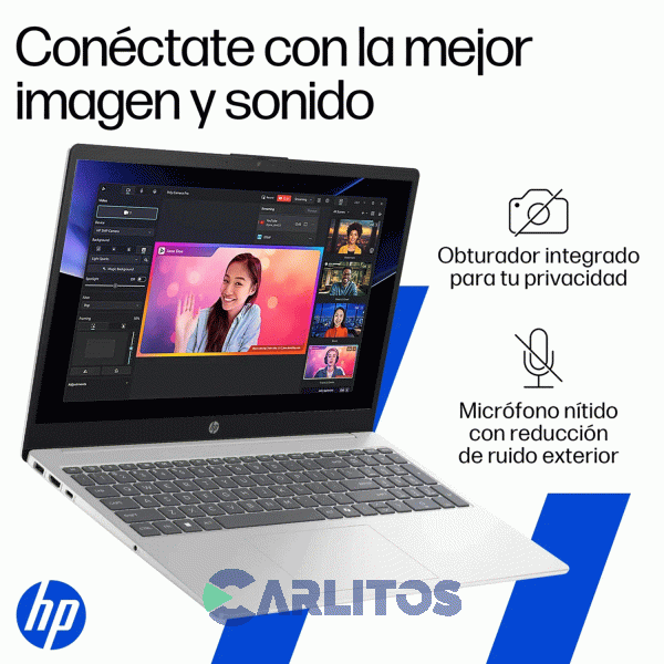 Notebook 15,6" HP Intel Core I3 8 GB HD Solido 512 GB 15-fd0331la
