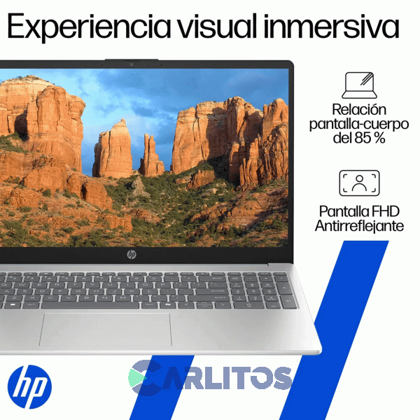 Notebook 15,6" HP Intel Core I3 8 GB HD Solido 512 GB 15-fd0331la